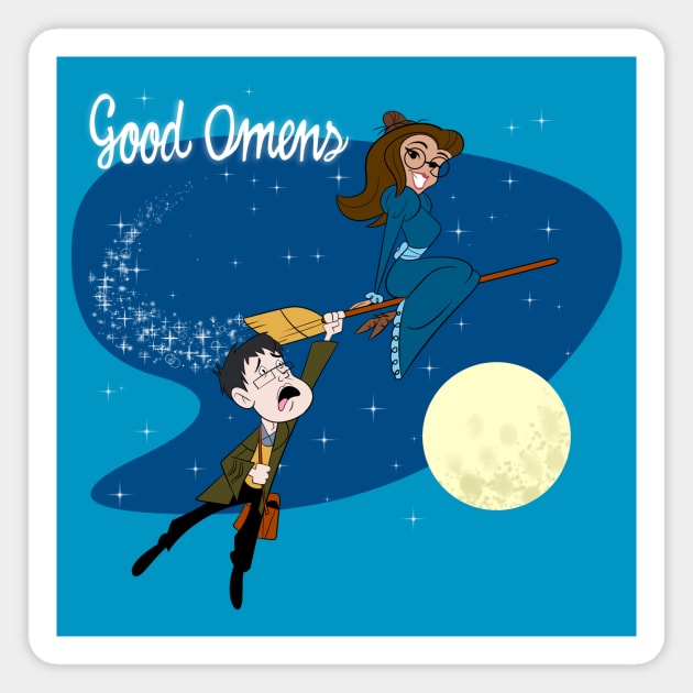 Great Omens Magnet by HeroInstitute